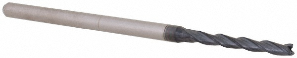 14883432 Square End Mill: 3/32" Dia, 3/4" LOC, 3 Flutes, Solid Carbide  