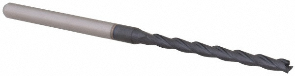 14883435 Square End Mill: 3/32" Dia, 1-1/8" LOC, 3 Flutes, Solid Carbide  