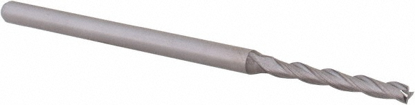 14883436 Square End Mill: 3/32" Dia, 3/4" LOC, 3 Flutes, Solid Carbide  
