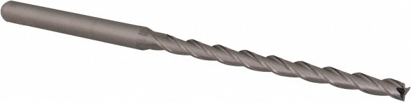 14883438 Square End Mill: 3/32" Dia, 1.4" LOC, 3 Flutes, Solid Carbide  