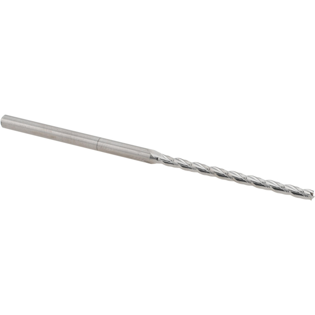 14883438 Square End Mill: 3/32" Dia, 1.4" LOC, 3 Flutes, Solid Carbide  