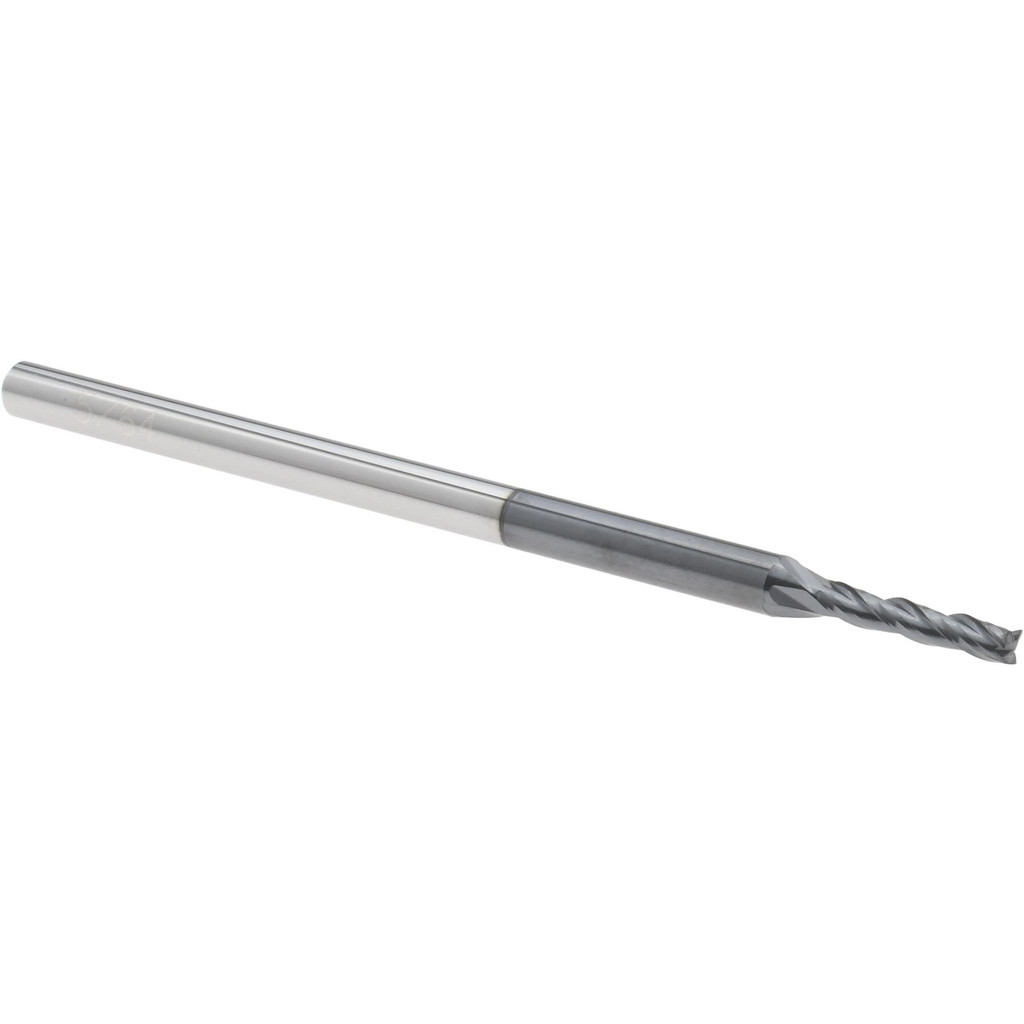 14883448 Square End Mill: 5/64" Dia, 13/32" LOC, 3 Flutes, Solid Carbide  