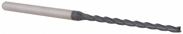 14883434 Square End Mill: 3/32" Dia, 1.4" LOC, 3 Flutes, Solid Carbide  