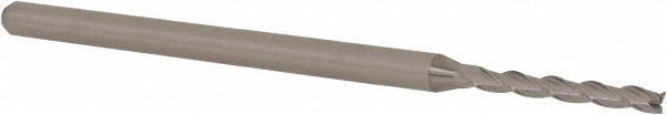 14883451 Square End Mill: 5/64" Dia, 5/8" LOC, 3 Flutes, Solid Carbide  