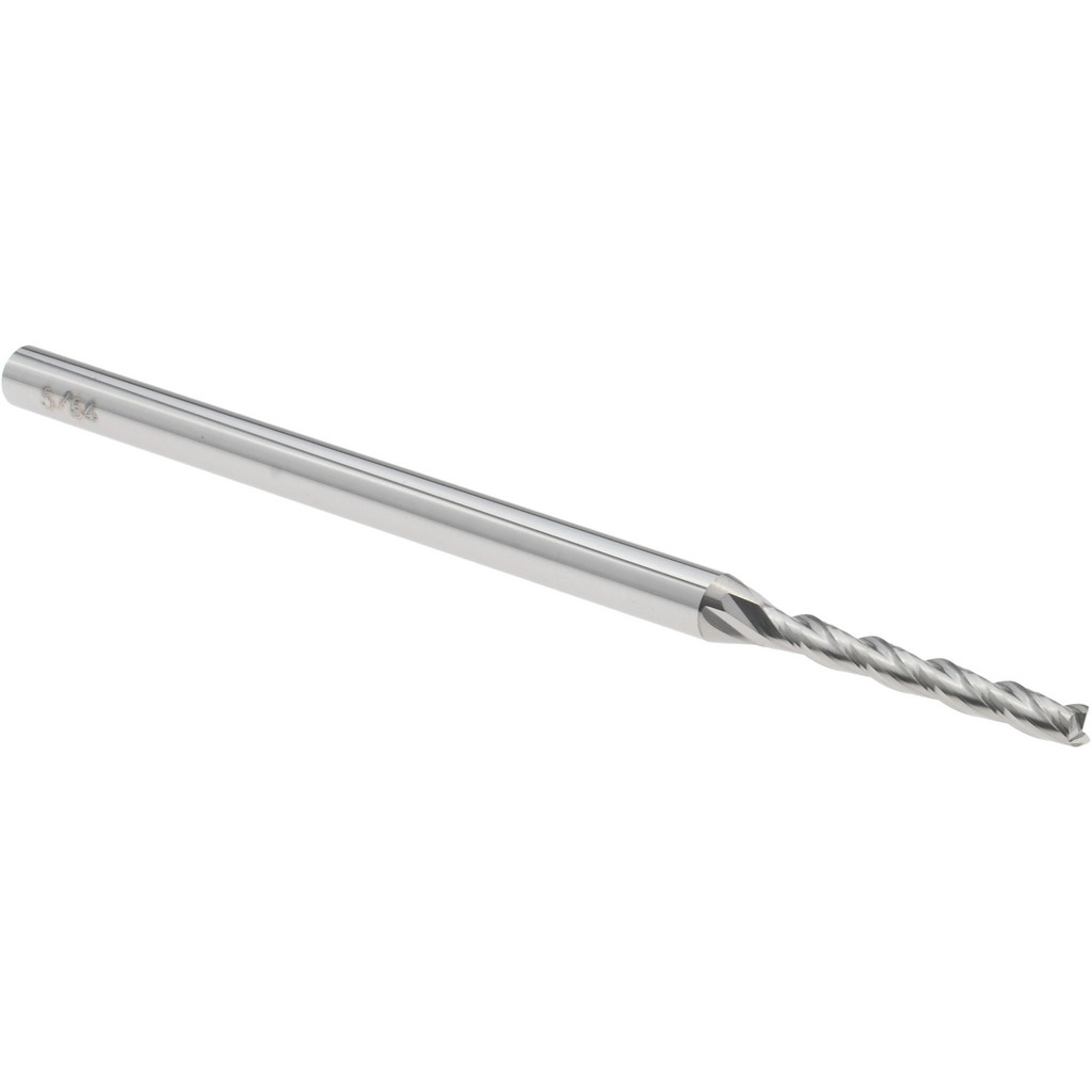 14883451 Square End Mill: 5/64" Dia, 5/8" LOC, 3 Flutes, Solid Carbide  
