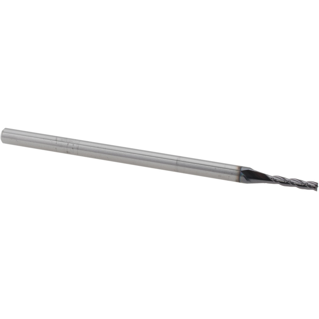 14883455 Square End Mill: 0.07" Dia, 3/8" LOC, 3 Flutes, Solid Carbide  