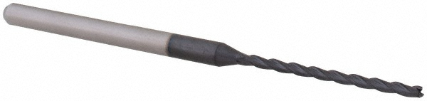 14883457 Square End Mill: 1/16" Dia, 61/64" LOC, 3 Flutes, Solid Carbide  