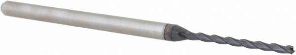 14883458 Square End Mill: 1/16" Dia, 3/4" LOC, 3 Flutes, Solid Carbide  
