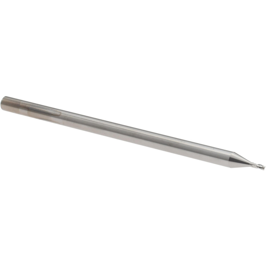 14797179 Square End Mill: 1 mm Dia, 0.059" LOC, 3 Flutes, Solid Carbide  