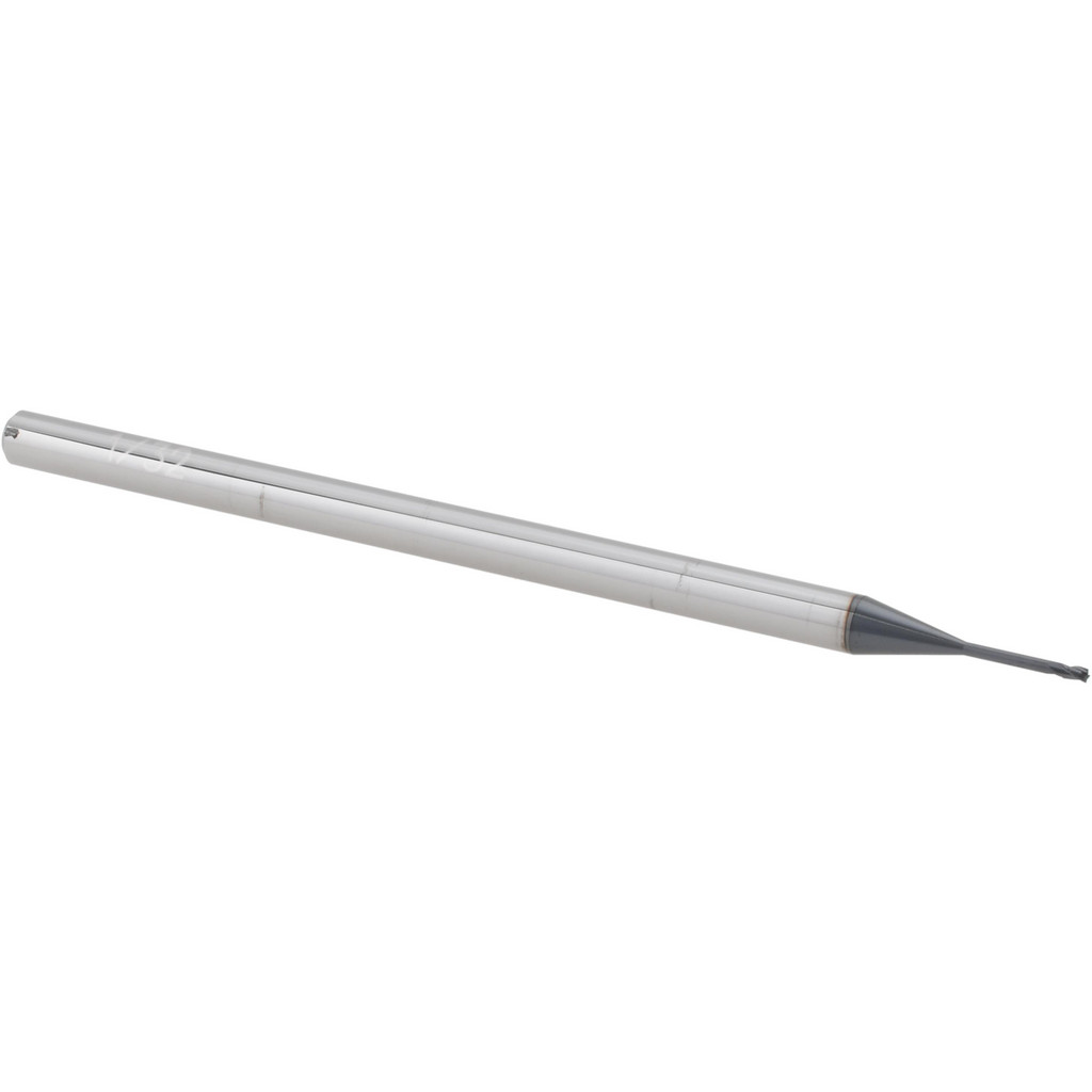 14797166 Square End Mill: 1/32" Dia, 0.046" LOC, 3 Flutes, Solid Carbide  
