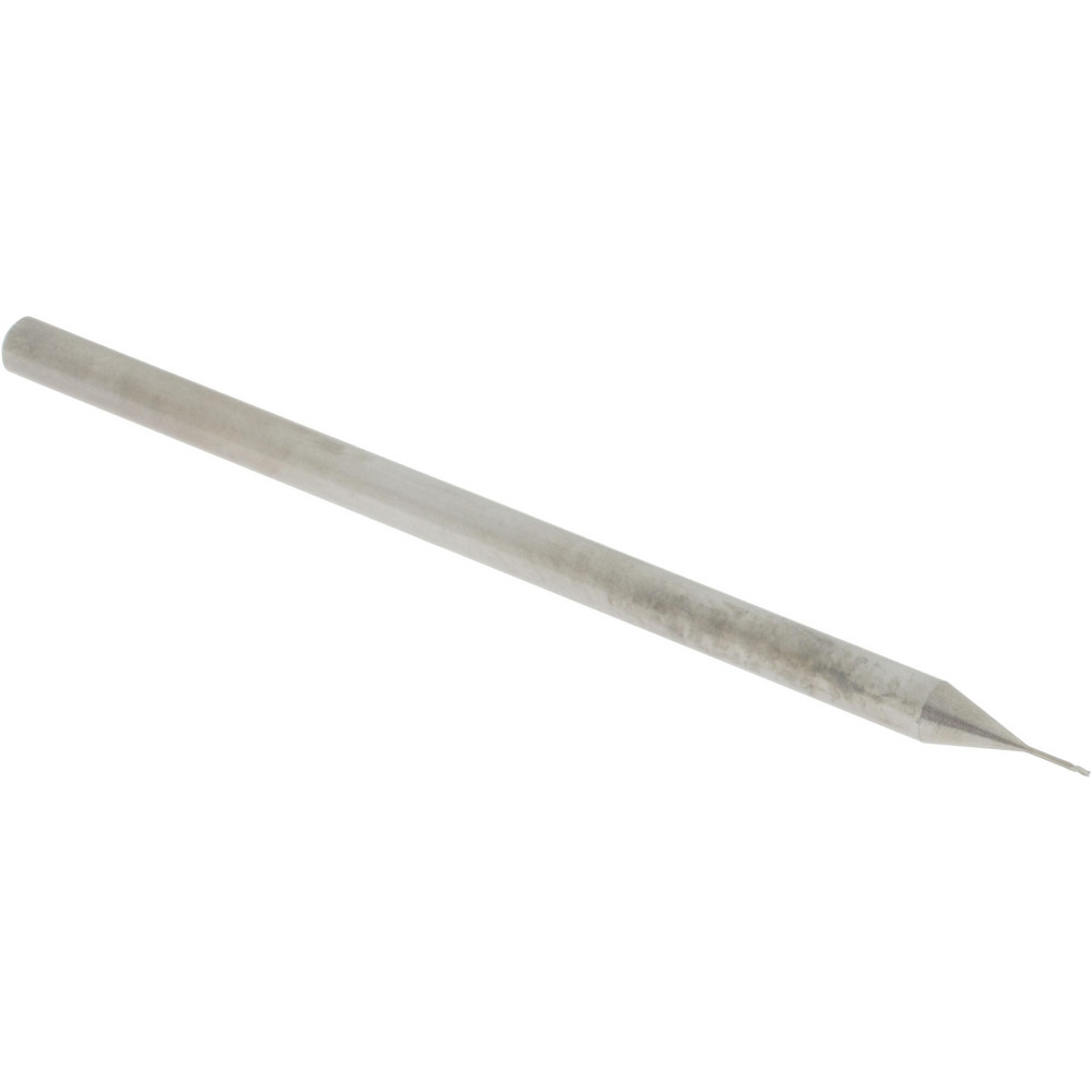 14797140 Square End Mill: 1/64 Dia, 0.022 LOC, 1/8 Shank Dia, 2-1/2 OAL, 3 Flutes, Solid Carbide  