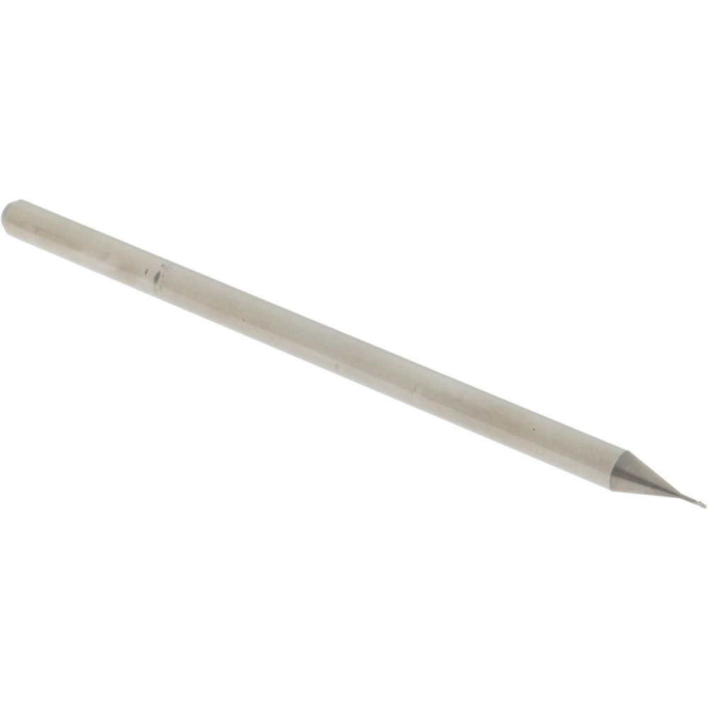 14797139 Square End Mill: 1/64" Dia, 0.022" LOC, 3 Flutes, Solid Carbide  