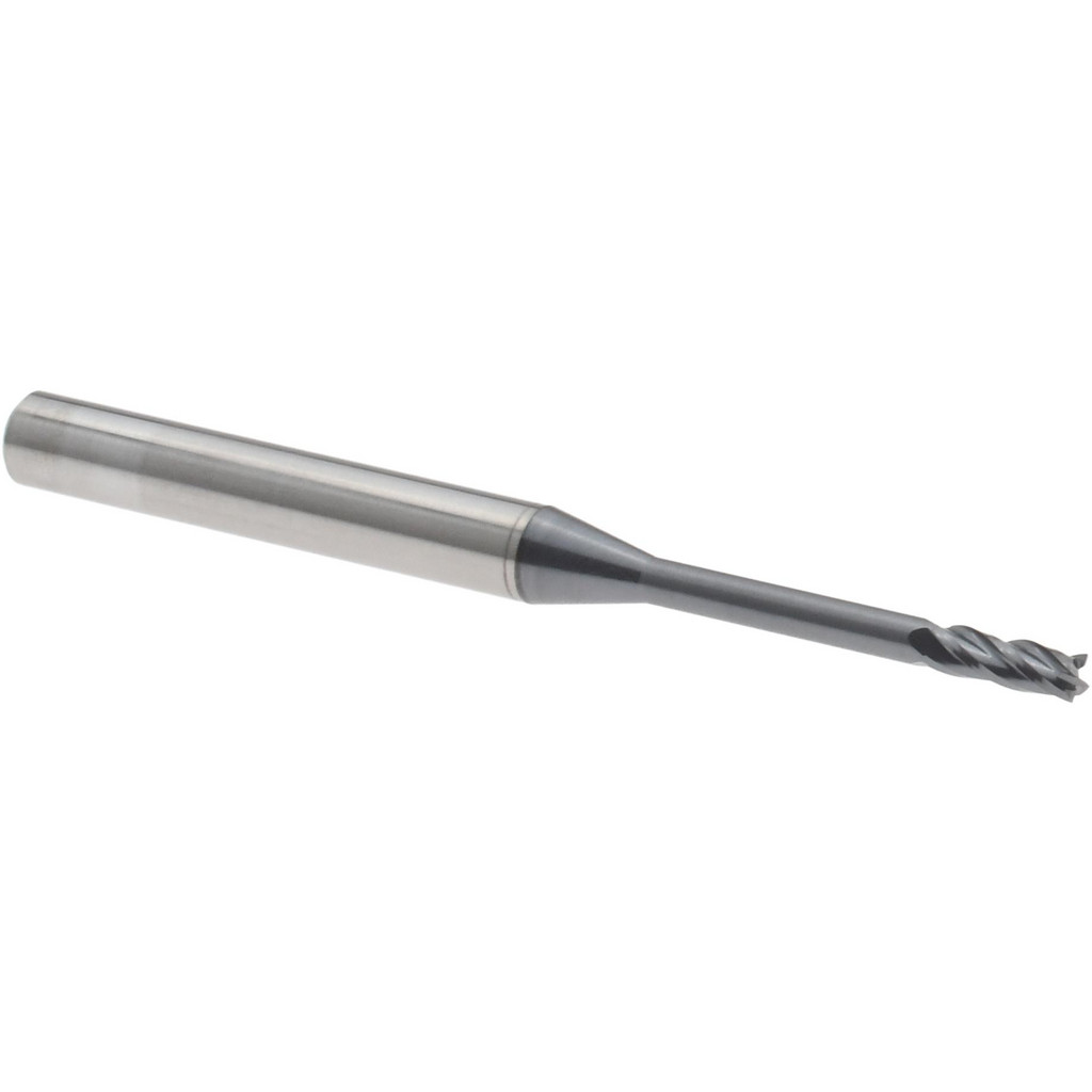 14883464 Square End Mill: 1/16" Dia, 0.186" LOC, 4 Flutes, Solid Carbide  