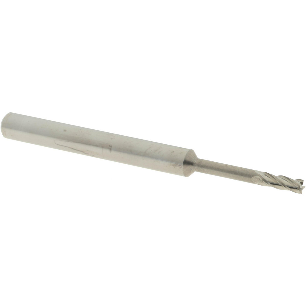 14883465 Square End Mill: 1/16" Dia, 0.186" LOC, 4 Flutes, Solid Carbide  