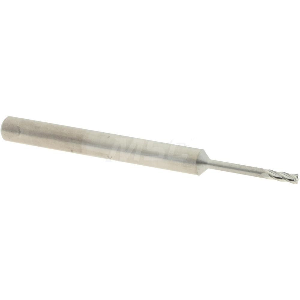 14883467 Square End Mill: 3/64" Dia, 9/64" LOC, 4 Flutes, Solid Carbide  