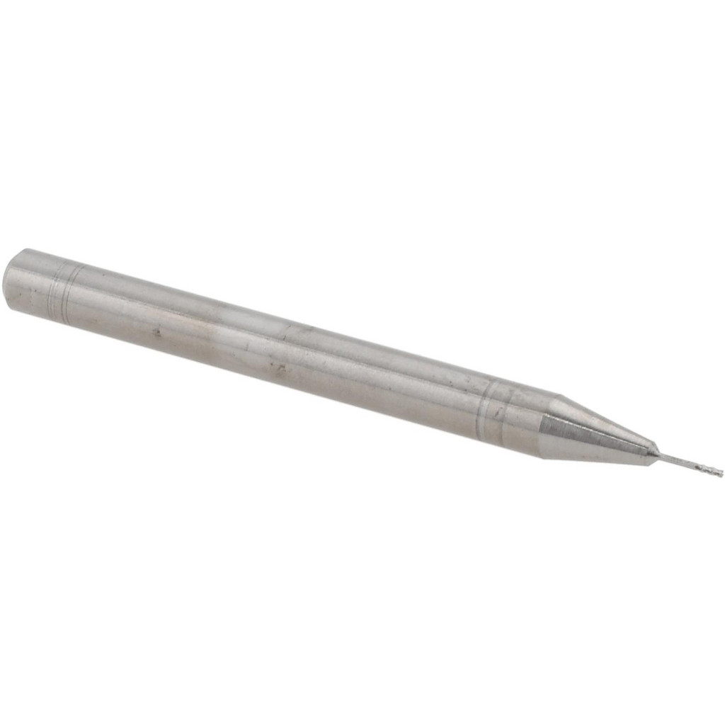 14883471 Square End Mill: 1/64" Dia, 0.045" LOC, 4 Flutes, Solid Carbide  