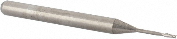 14797102 Square End Mill: 1/32" Dia, 0.093" LOC, 2 Flutes, Solid Carbide  