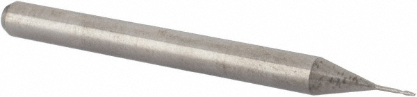 14797089 Square End Mill: 1/64" Dia, 0.045" LOC, 2 Flutes, Solid Carbide  