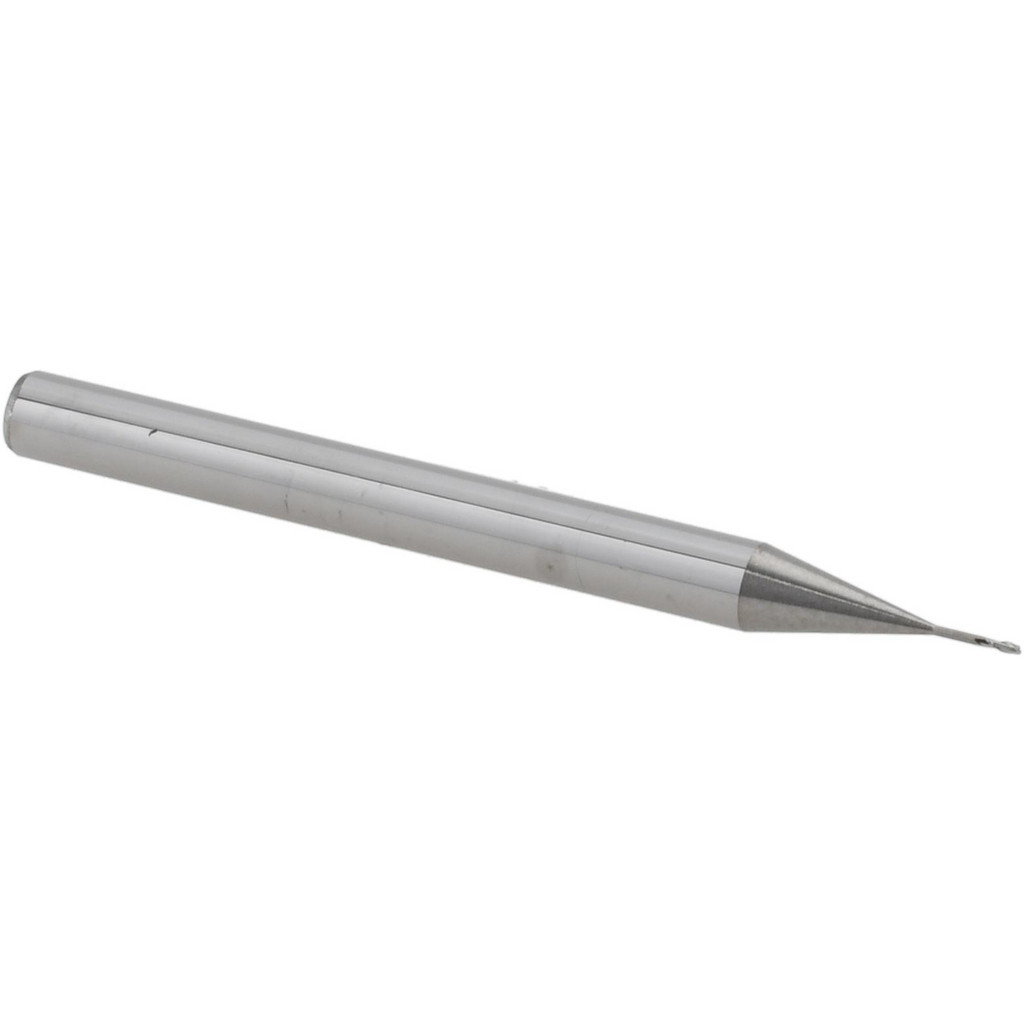 14797089 Square End Mill: 1/64" Dia, 0.045" LOC, 2 Flutes, Solid Carbide  