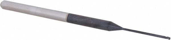 14797173 Square End Mill: 1/32" Dia, 0.046" LOC, 3 Flutes, Solid Carbide  