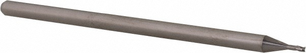 14797189 Square End Mill: 0.04 Dia, 1/16 LOC, 1/8 Shank Dia, 2-1/2 OAL, 3 Flutes, Solid Carbide  