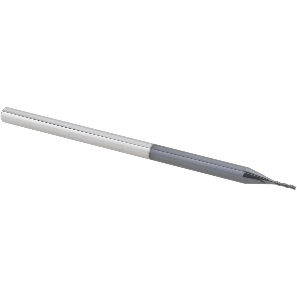 14883484 Square End Mill: 1/32" Dia, 5/32" LOC, 3 Flutes, Solid Carbide  