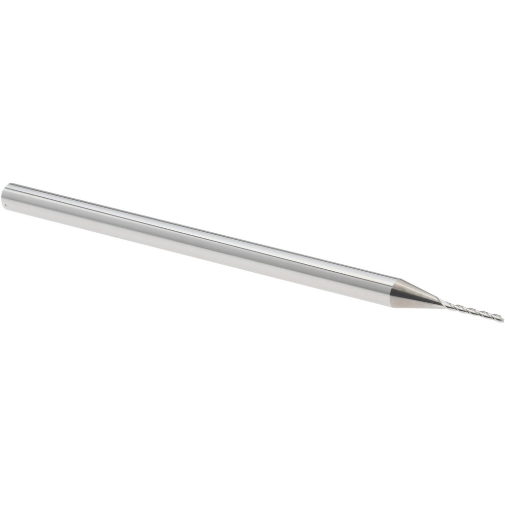 14883486 Square End Mill: 1/32" Dia, 1/4" LOC, 3 Flutes, Solid Carbide  