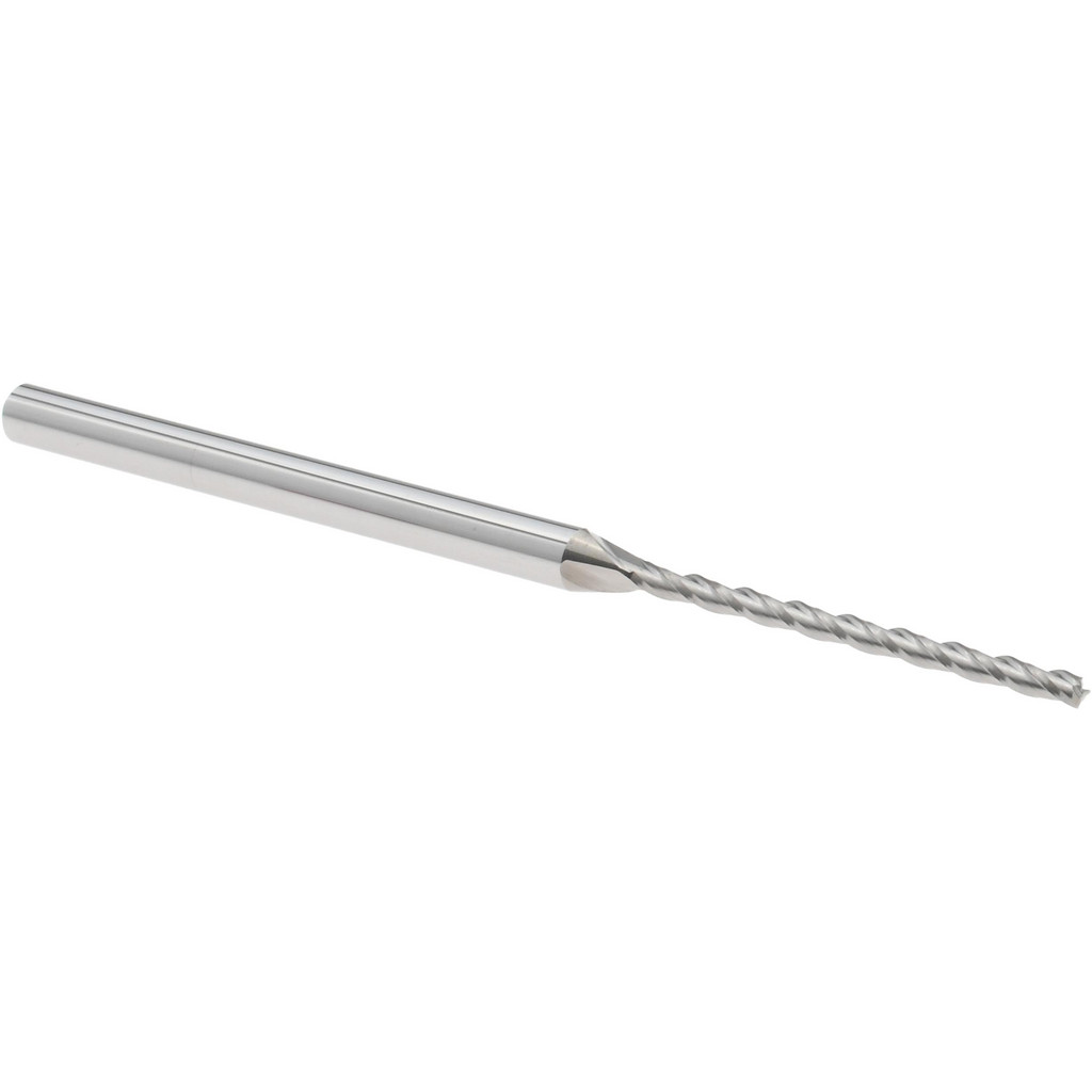 14883491 Square End Mill: 1/16" Dia, 61/64" LOC, 3 Flutes, Solid Carbide  