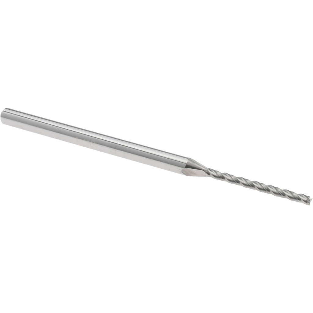 14883492 Square End Mill: 1/16" Dia, 3/4" LOC, 3 Flutes, Solid Carbide  