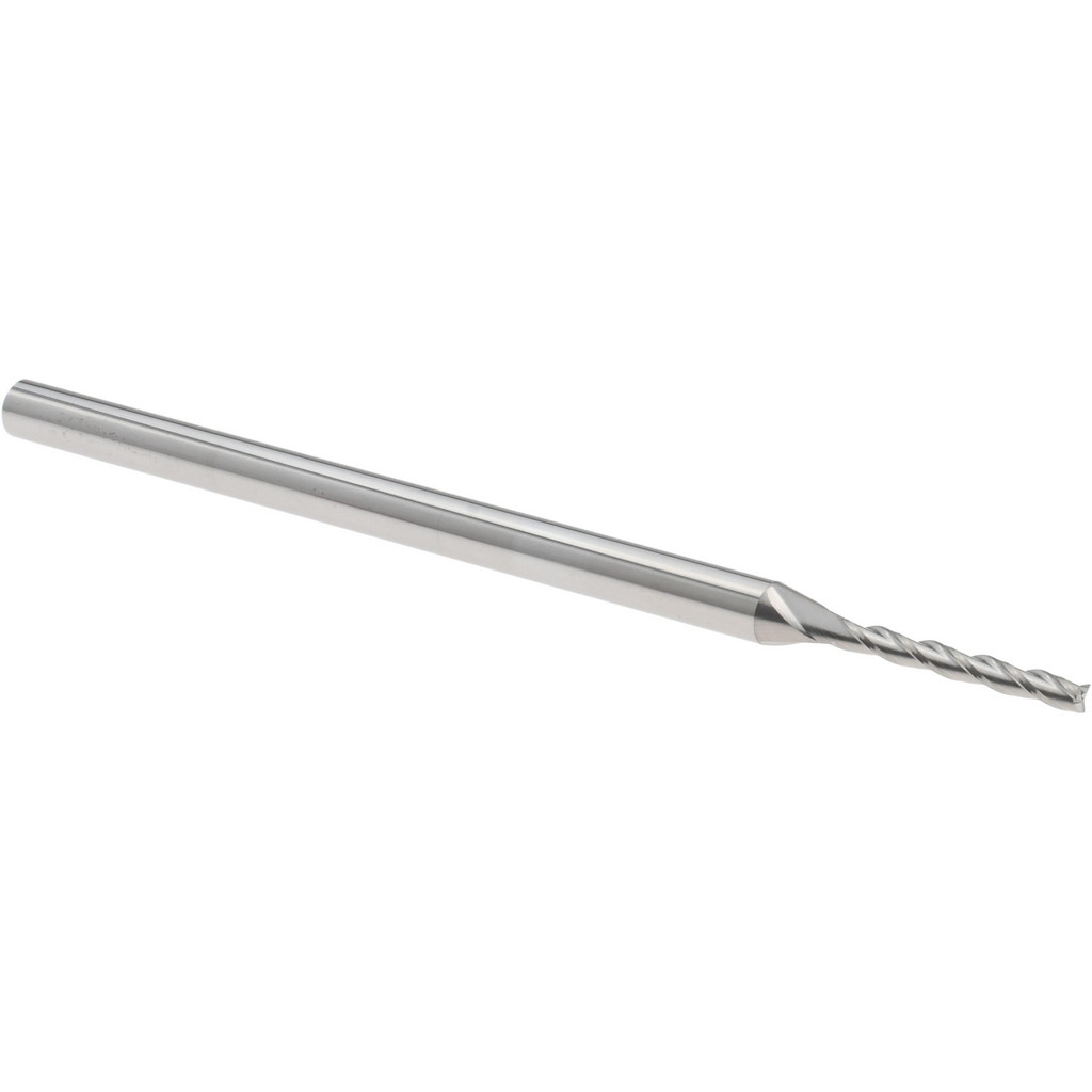 14883493 Square End Mill: 1/16" Dia, 1/2" LOC, 3 Flutes, Solid Carbide  