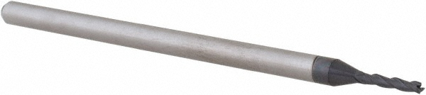 14883494 Square End Mill: 0.055" Dia, 0.275" LOC, 3 Flutes, Solid Carbide  