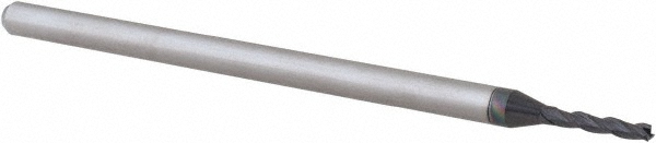 14883495 Square End Mill: 0.06" Dia, 0.312" LOC, 3 Flutes, Solid Carbide  