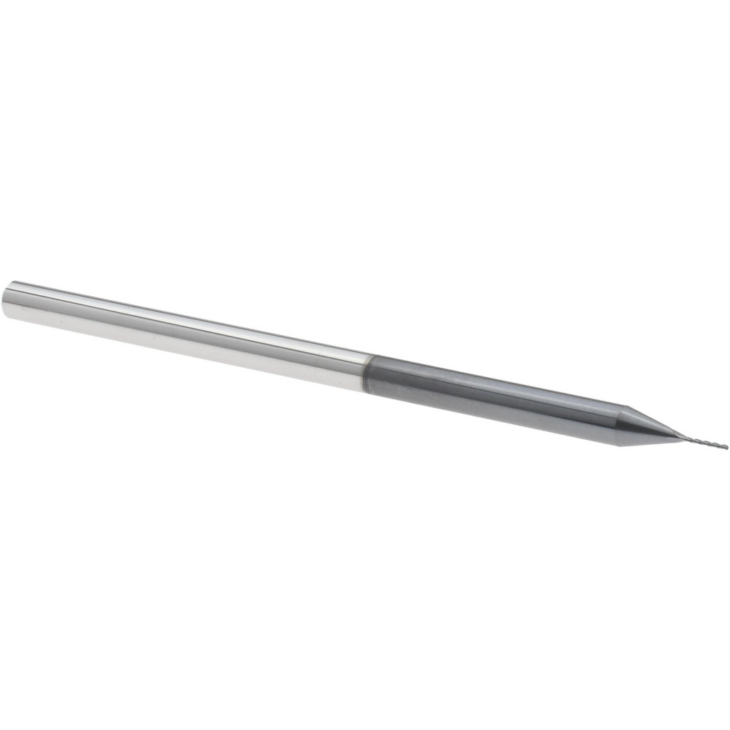 14883508 Square End Mill: 1/64" Dia, 1/8" LOC, 3 Flutes, Solid Carbide  