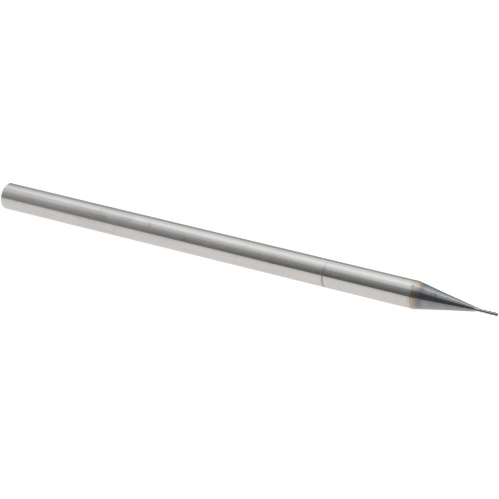 14883509 Square End Mill: 1/64" Dia, 5/64" LOC, 3 Flutes, Solid Carbide  