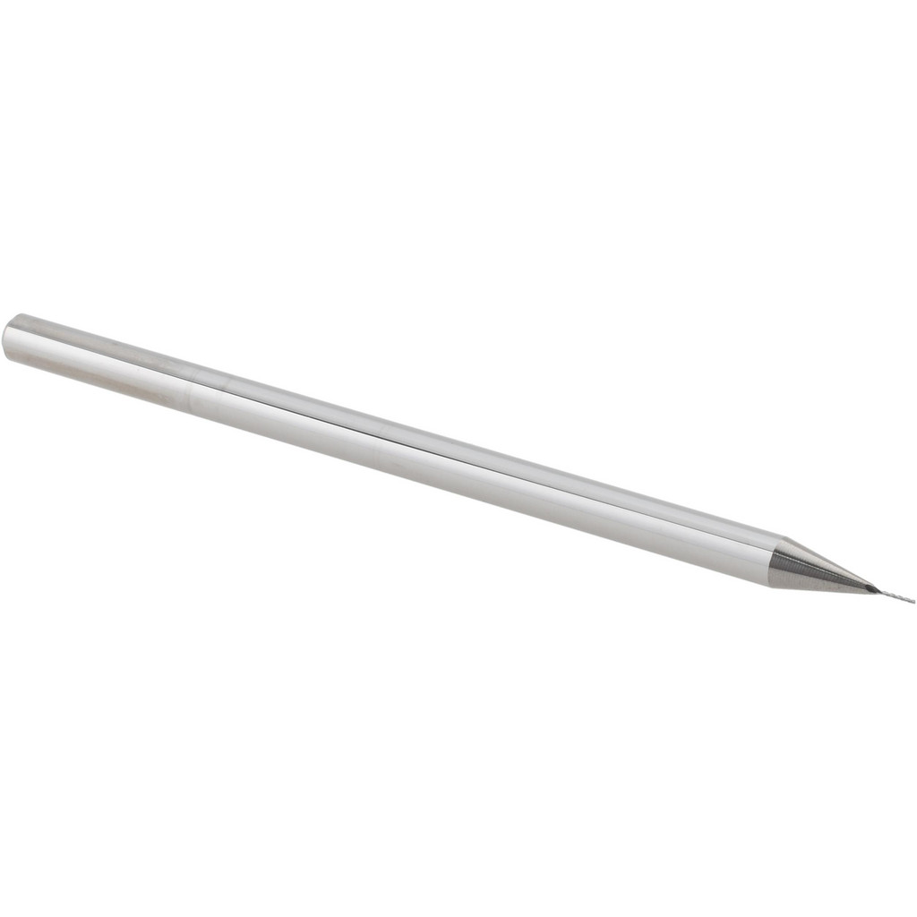 14883514 Square End Mill: 0.01" Dia, 5/64" LOC, 3 Flutes, Solid Carbide  