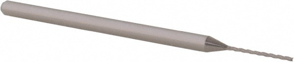 Accupro AP62779020 1/32", 0.47" LOC, 1/8" Shank Diam, 2-1/2" OAL, 3 Flute, Solid Carbide Square End Mill 