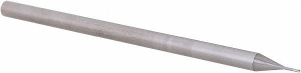 15024240 Corner Radius End Mill: 0.0200" Dia, 0.25" LOC, 0.0050" Radius, 3 Flute, Solid Carbide  