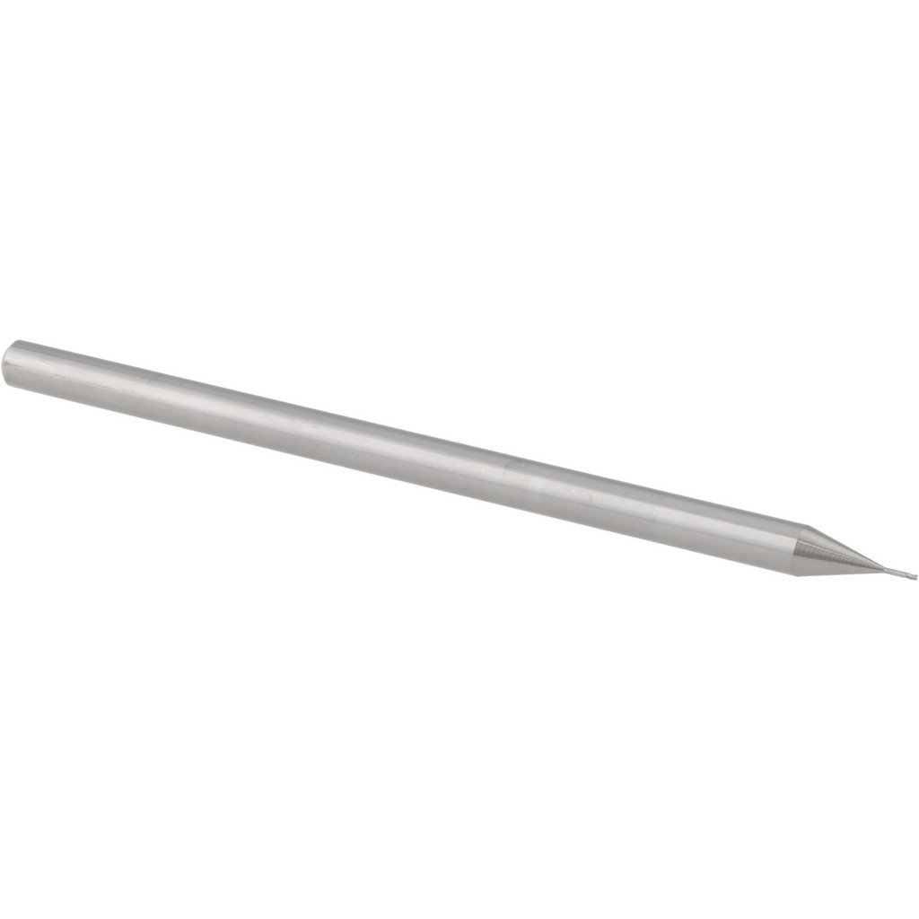 15024242 Corner Radius End Mill: 0.0156" Dia, 0.75" LOC, 0.0030" Radius, 3 Flute, Solid Carbide  