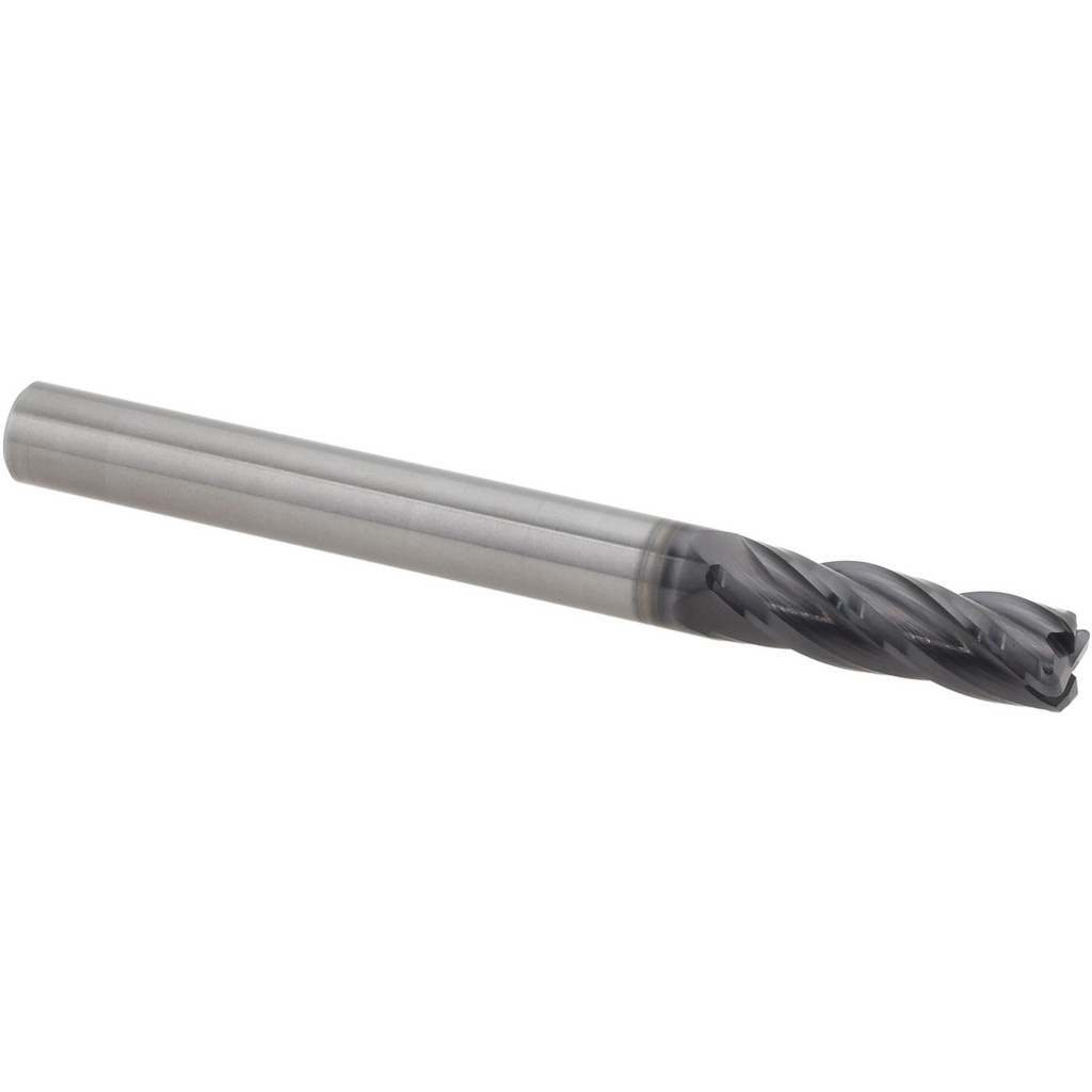 14797582 Corner Radius End Mill: 3/16" Dia, 5/8" LOC, 0.0300" Radius, 4 Flute, Solid Carbide  