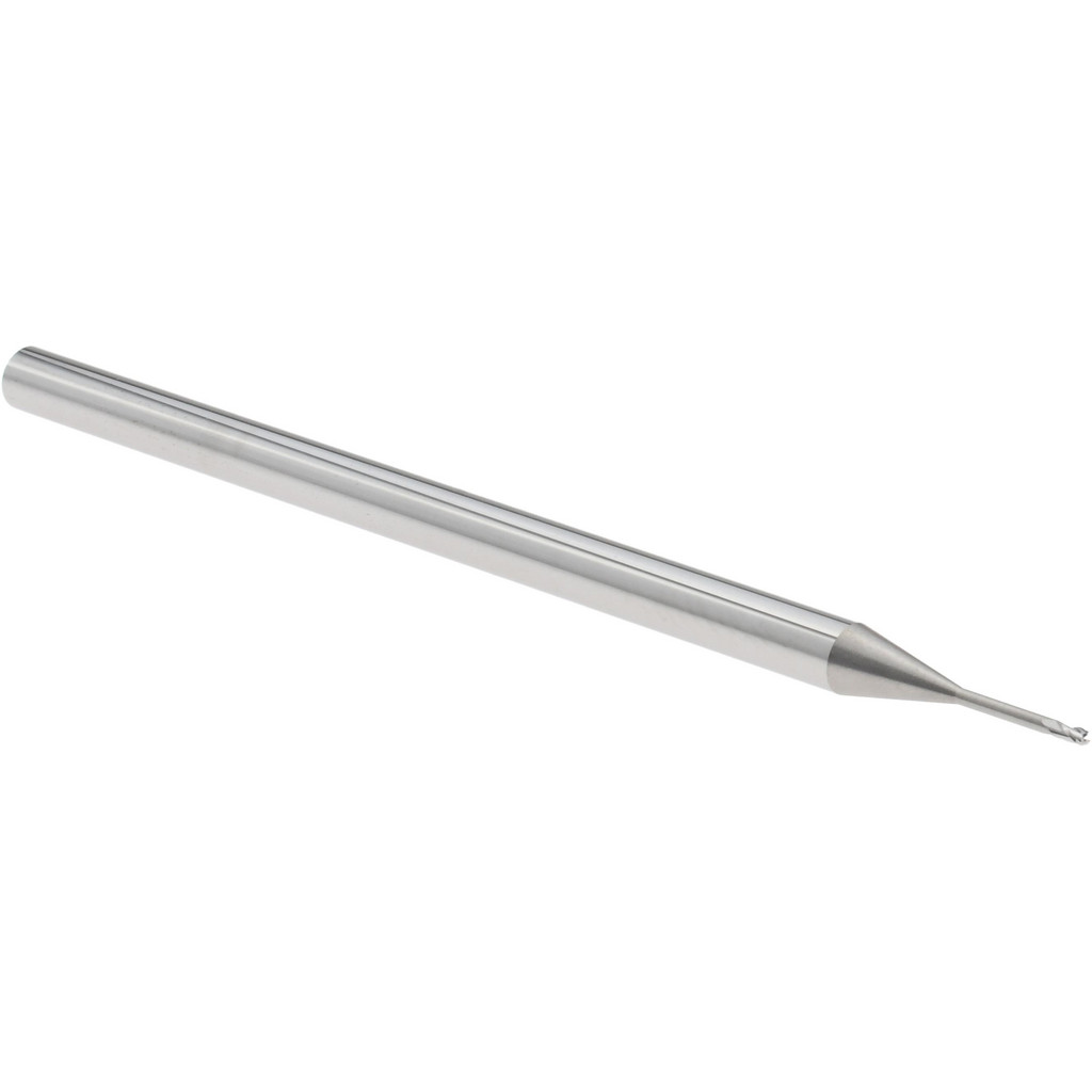 14796225 Corner Radius End Mill: 0.0312" Dia, 0.75" LOC, 0.0050" Radius, 3 Flute, Solid Carbide  