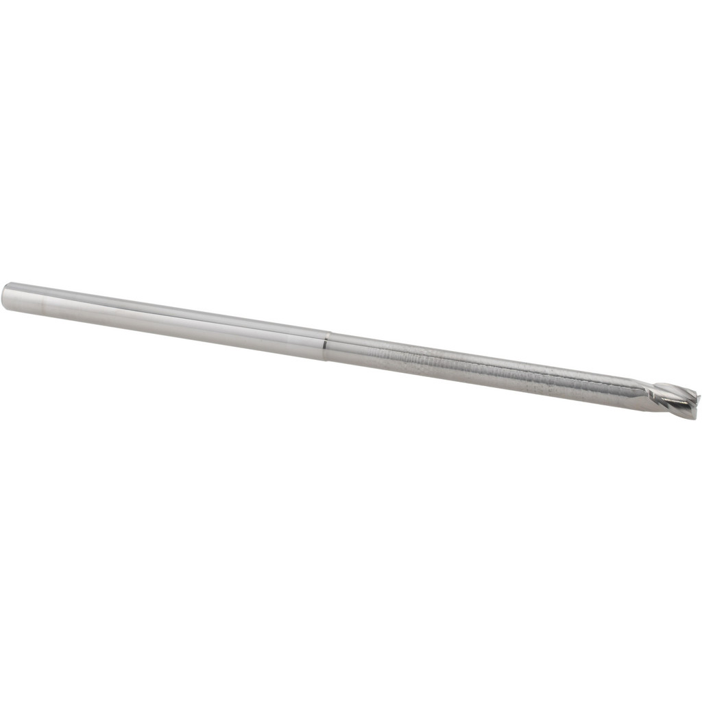 14796281 Corner Radius End Mill: 1/4" Dia, 3/8" LOC, 0.0150" Radius, 3 Flute, Solid Carbide  