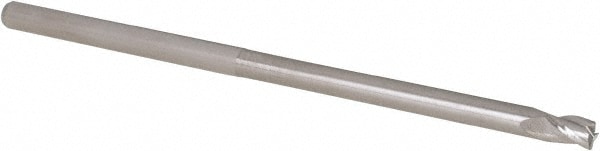 Accupro 14796275 Corner Radius End Mill: 3/16" Dia, 0.281" LOC, 0.015" Radius, 3 Flutes, Solid Carbide 