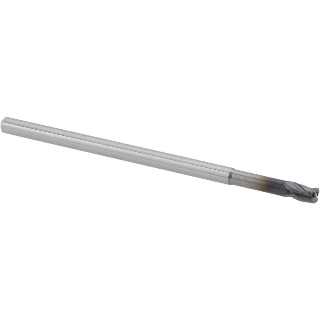 14796270 Corner Radius End Mill: 1/8" Dia, 0.375" LOC, 0.0300" Radius, 3 Flute, Solid Carbide  