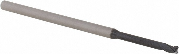 Accupro 14796258 Corner Radius End Mill: 0.0938" Dia, 0.139" LOC, 0.015" Radius, 3 Flutes, Solid Carbide 