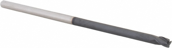 14796285 Corner Radius End Mill: 1/4" Dia, 3/8" LOC, 0.03" Radius, 3 Flutes, Solid Carbide  