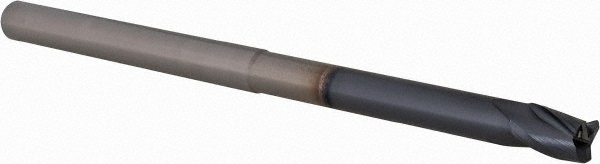 14796284 Corner Radius End Mill: 1/4" Dia, 3/8" LOC, 0.0300" Radius, 3 Flute, Solid Carbide  