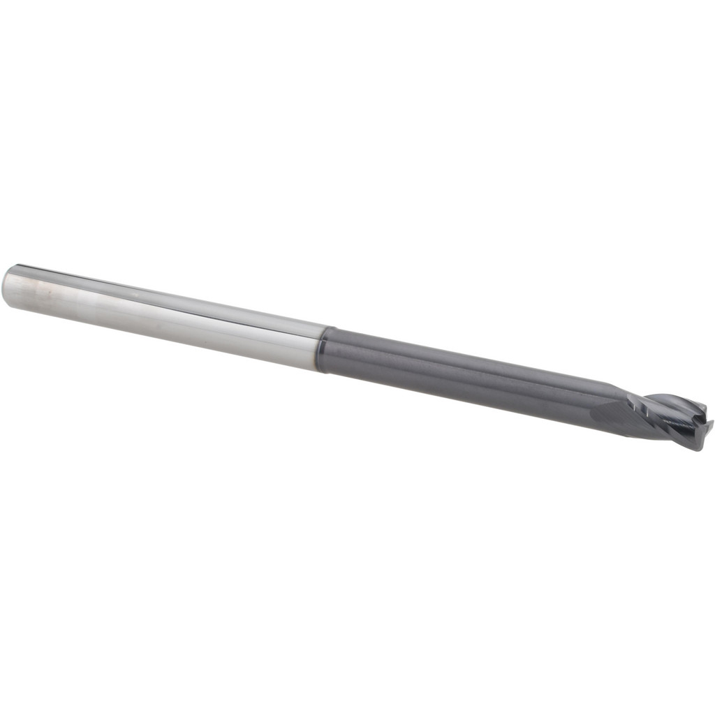 14796284 Corner Radius End Mill: 1/4" Dia, 3/8" LOC, 0.0300" Radius, 3 Flute, Solid Carbide  