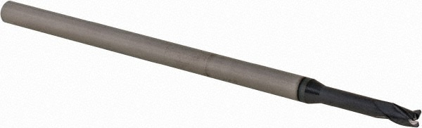 Accupro 14796253 Corner Radius End Mill: 0.0938" Dia, 0.139" LOC, 0.01" Radius, 3 Flutes, Solid Carbide 