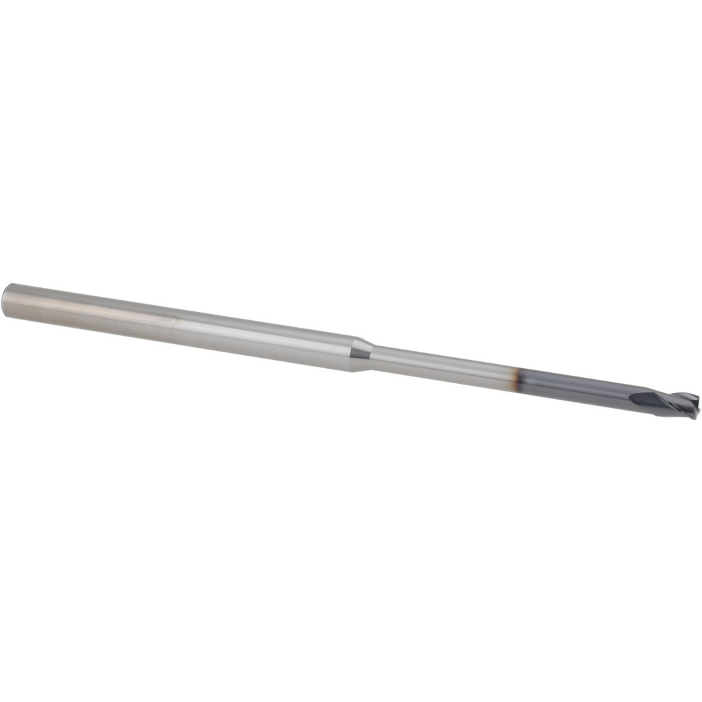 15024184 Corner Radius End Mill: 0.0938" Dia, 0.875" LOC, 0.0100" Radius, 3 Flute, Solid Carbide  