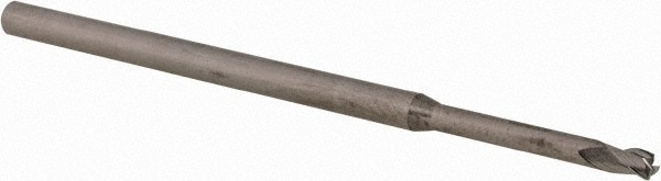 Accupro 14796254 Corner Radius End Mill: 0.0938" Dia, 0.139" LOC, 0.01" Radius, 3 Flutes, Solid Carbide 